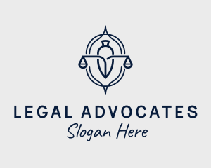 Attorney Scales Justice logo design