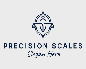 Scales - Attorney Scales Justice logo design