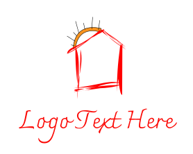 Airbnb - Red House logo design