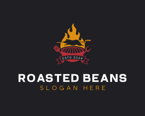 Roasted - Rotisserie Pork Roast logo design