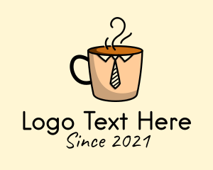 Neck Tie - Office Coffee Mug logo design