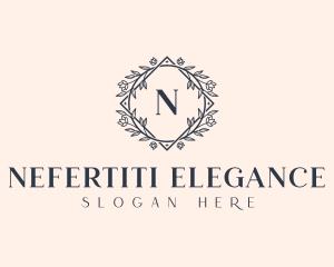 Floral Wreath Wedding Planner logo design