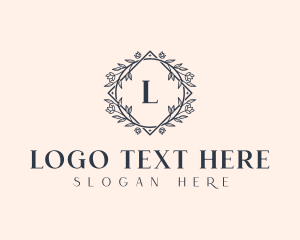 Floral - Floral Wreath Wedding Planner logo design