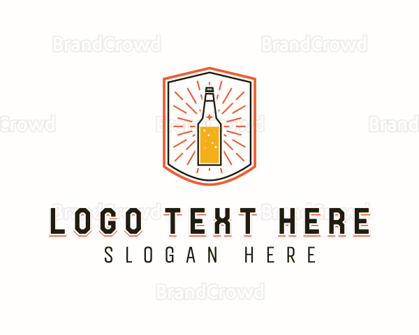 Liquor Bar Beverage Logo