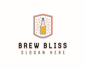 Liquor Bar Beverage logo design