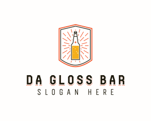 Liquor Bar Beverage logo design