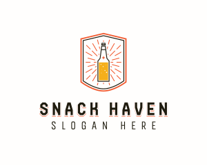 Liquor Bar Beverage logo design