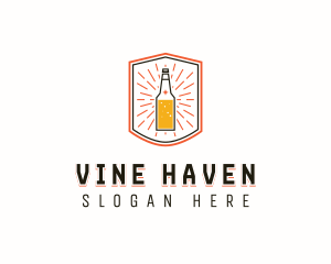 Liquor Bar Beverage logo design