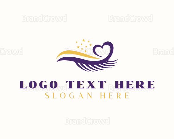 Heart Eyebrow Waxing Logo