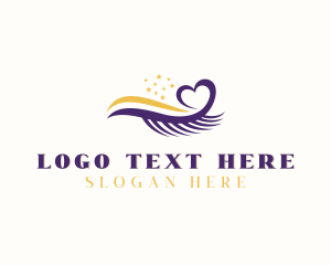 Heart Eyebrow Waxing logo design