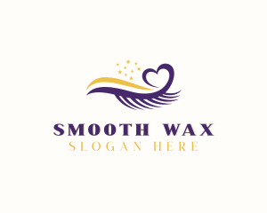 Heart Eyebrow Waxing logo design