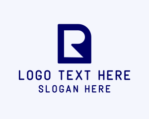 It - Digital Network Studio Letter R logo design