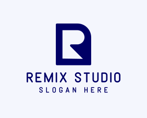 Network Studio Letter R logo design