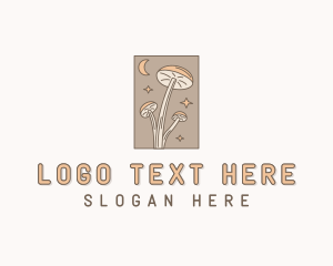 Spiritual Mushroom Fungus Logo