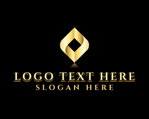Lettermark - Corporate Diamond Firm Letter O logo design