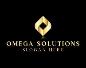 Corporate Diamond Firm Letter O logo design