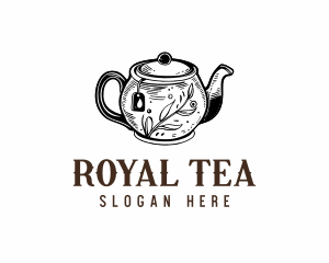 Vintage Antique Teapot logo design