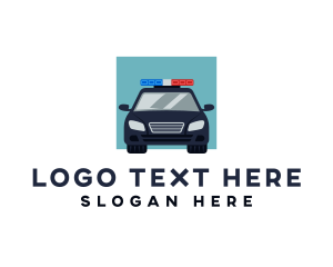 Restraints - Automotive Police Car logo design