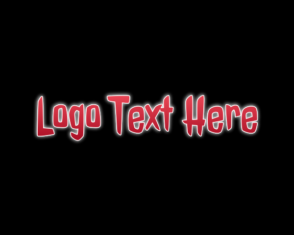 Horror - Scary Horror Wordmark logo design