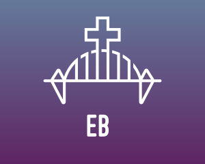 Modern Church Bridge logo design