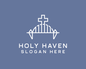 Modern Church Bridge logo design