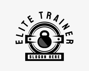 Kettlebell Fitness Weights  logo design