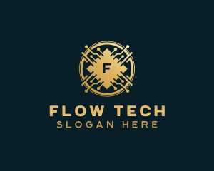 Digital Tech Cryptocurrency logo design