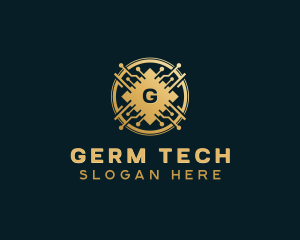 Digital Tech Cryptocurrency logo design