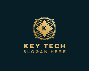 Digital Tech Cryptocurrency logo design