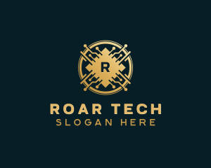 Digital Tech Cryptocurrency logo design