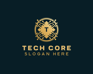 Digital Tech Cryptocurrency logo design