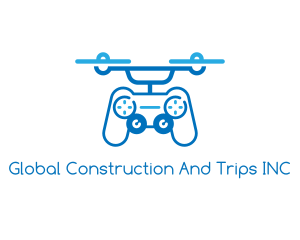 Gamer - Drone Game Controller logo design