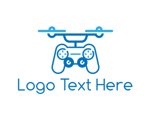 Gamer - Drone Game Controller logo design