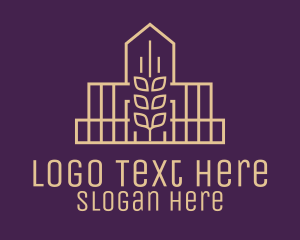 Farmer - Golden Wheat Bakery logo design