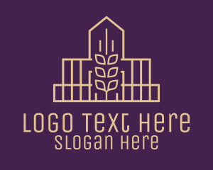 Wheat - Golden Wheat Bakery logo design