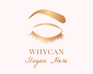 Woman - Female Eyebrow & Eyelashes logo design