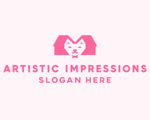 Kitten Pet Veterinary logo design