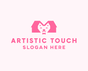 Kitten Pet Veterinary logo design