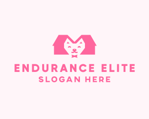 Kitten Pet Veterinary logo design