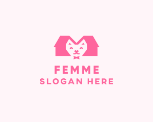 Kitten Pet Veterinary logo design