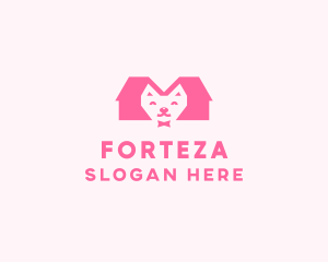 Kitten Pet Veterinary logo design