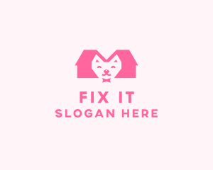 Kitten Pet Veterinary logo design