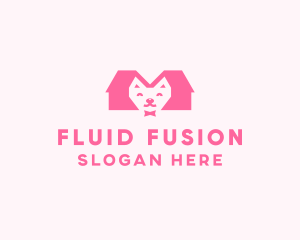 Kitten Pet Veterinary logo design