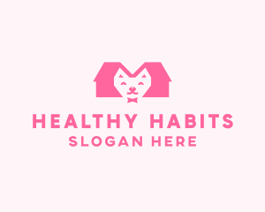 Kitten Pet Veterinary logo design