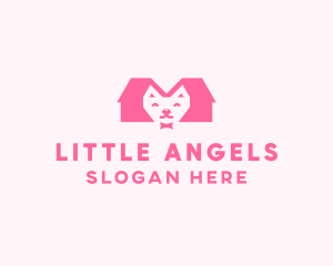 Kitten Pet Veterinary logo design