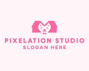 Kitten Pet Veterinary logo design