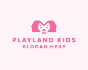 Kitten Pet Veterinary logo design