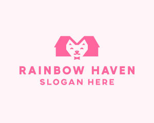 Kitten Pet Veterinary logo design