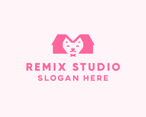 Kitten Pet Veterinary logo design