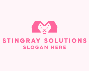 Kitten Pet Veterinary logo design